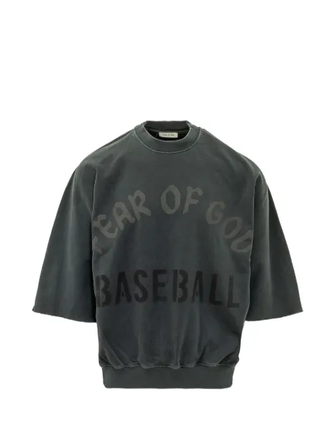 Fear Of God logo-print short-sleeve sweatshirt