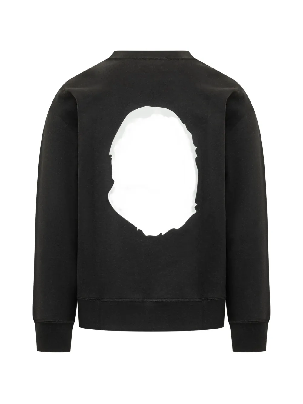 A BATHING APE Head sweater met grafische print Zwart