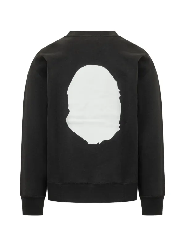 A BATHING APE® Ape Head グラフィック スウェットシャツ | ブラック