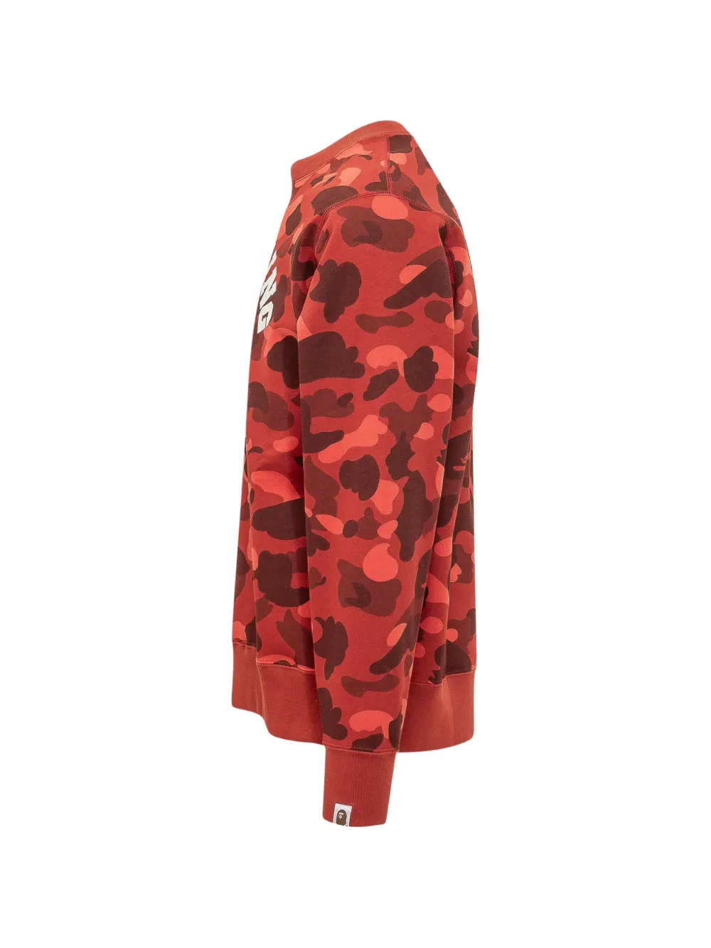 A BATHING APE Trui met camouflageprint en logo-print Rood