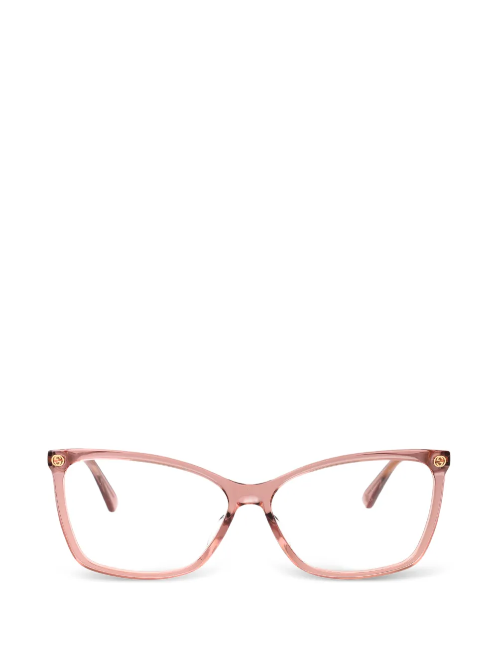 Gucci Eyewear cat-eye frame glasses - Rosa