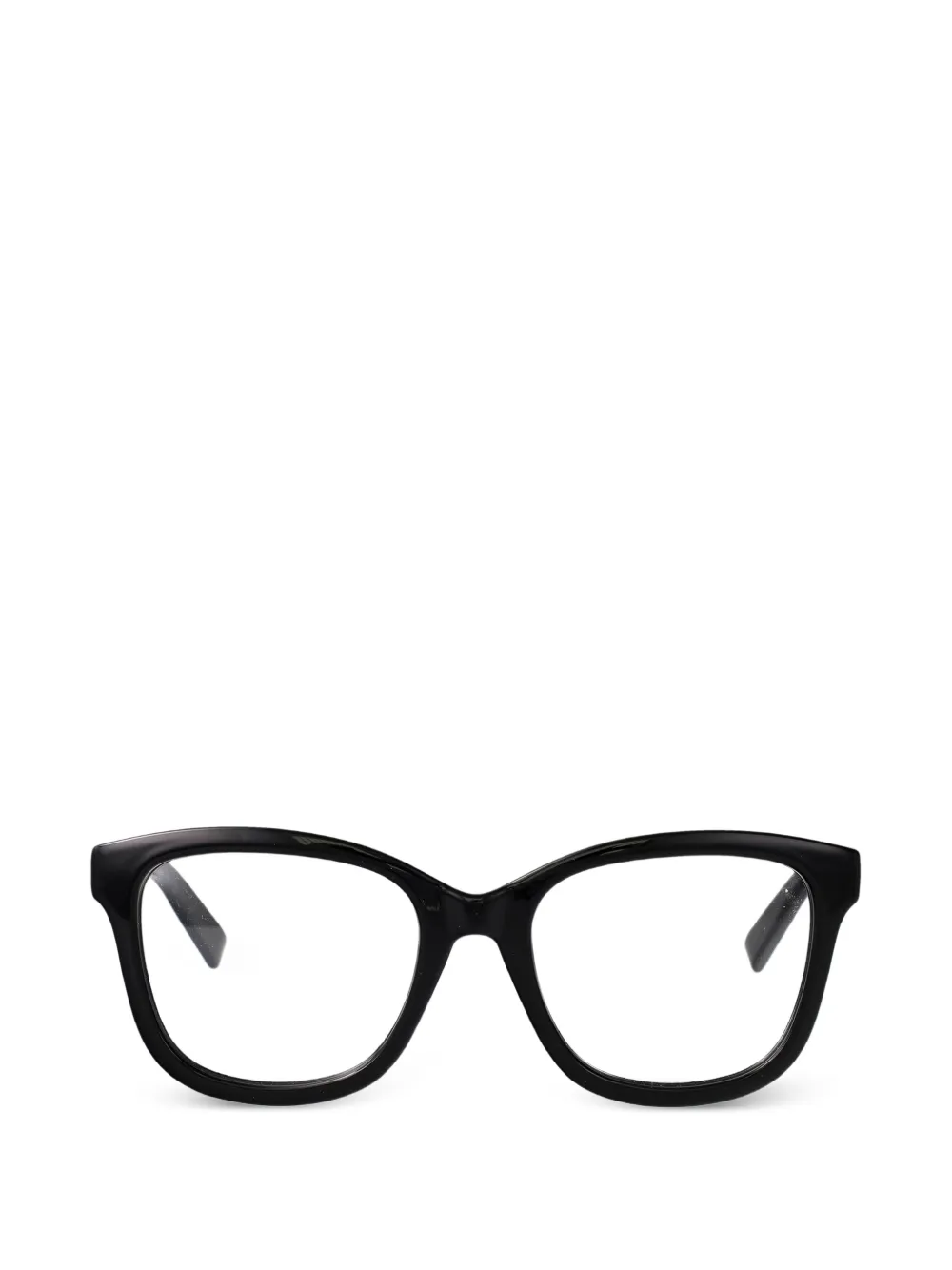 Gucci Eyewear Web stripe square-frame glasses - Nero