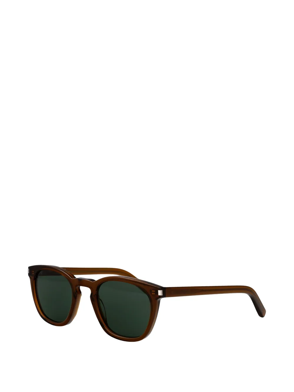 Saint Laurent Eyewear SL28 zonnebril met vierkant montuur Bruin