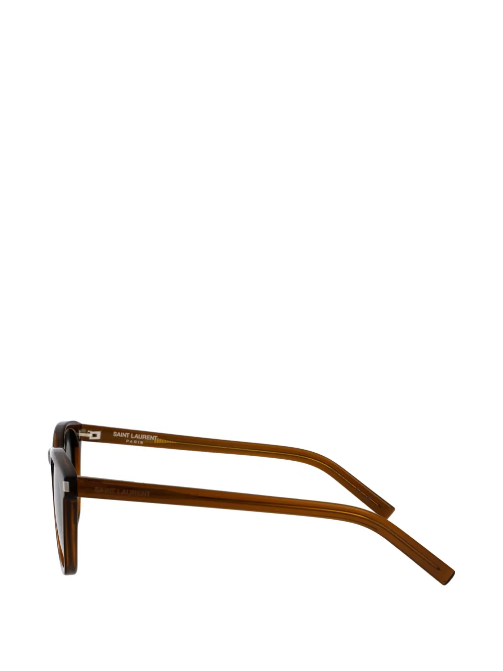 Saint Laurent Eyewear SL28 zonnebril met vierkant montuur Bruin