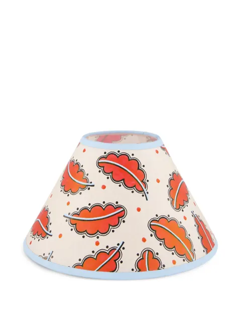 CRESSIDA BELL pantalla para lámpara con hojas de roble estampadas