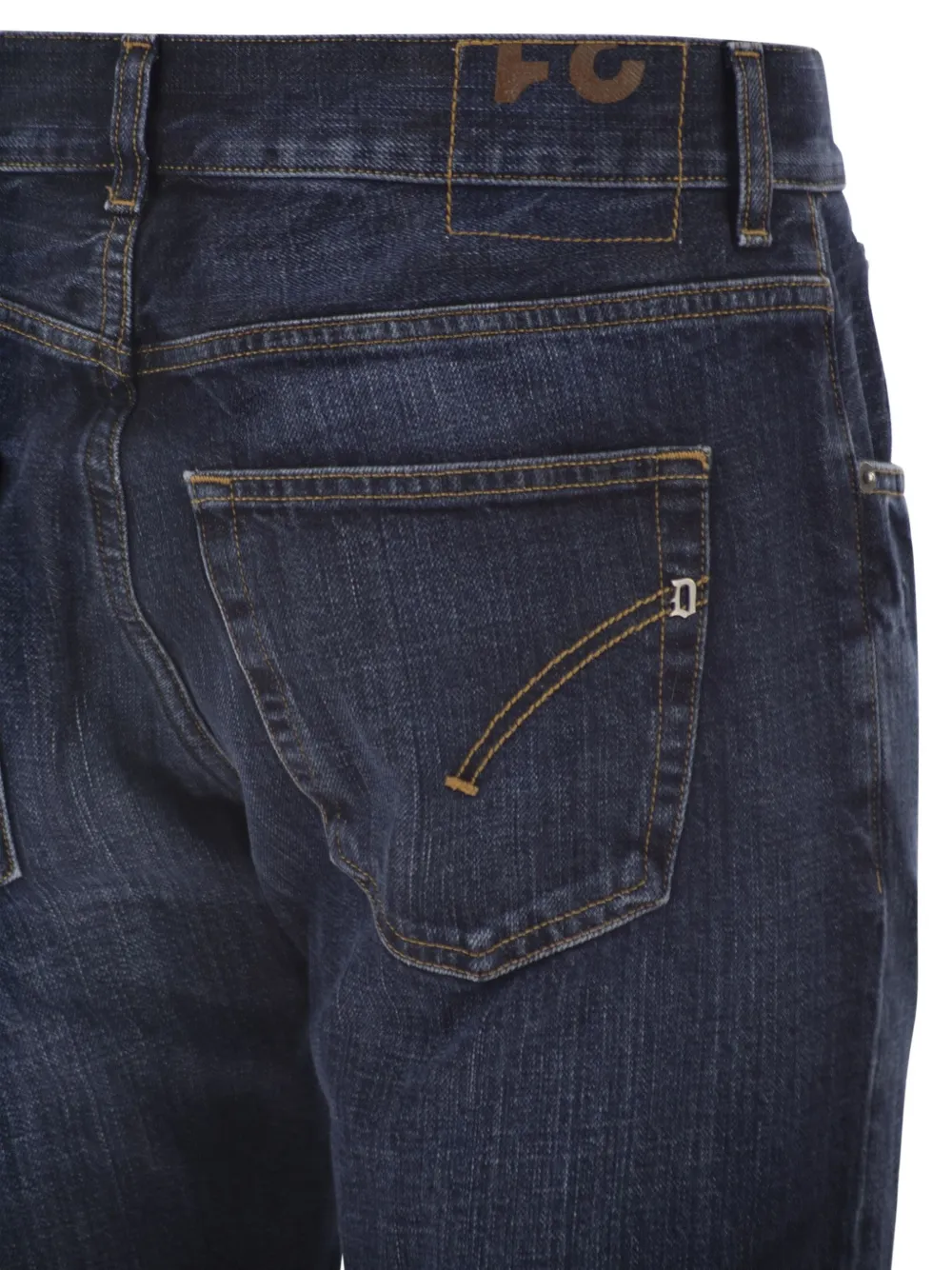 DONDUP Dian jeans met vervaagd effect Blauw