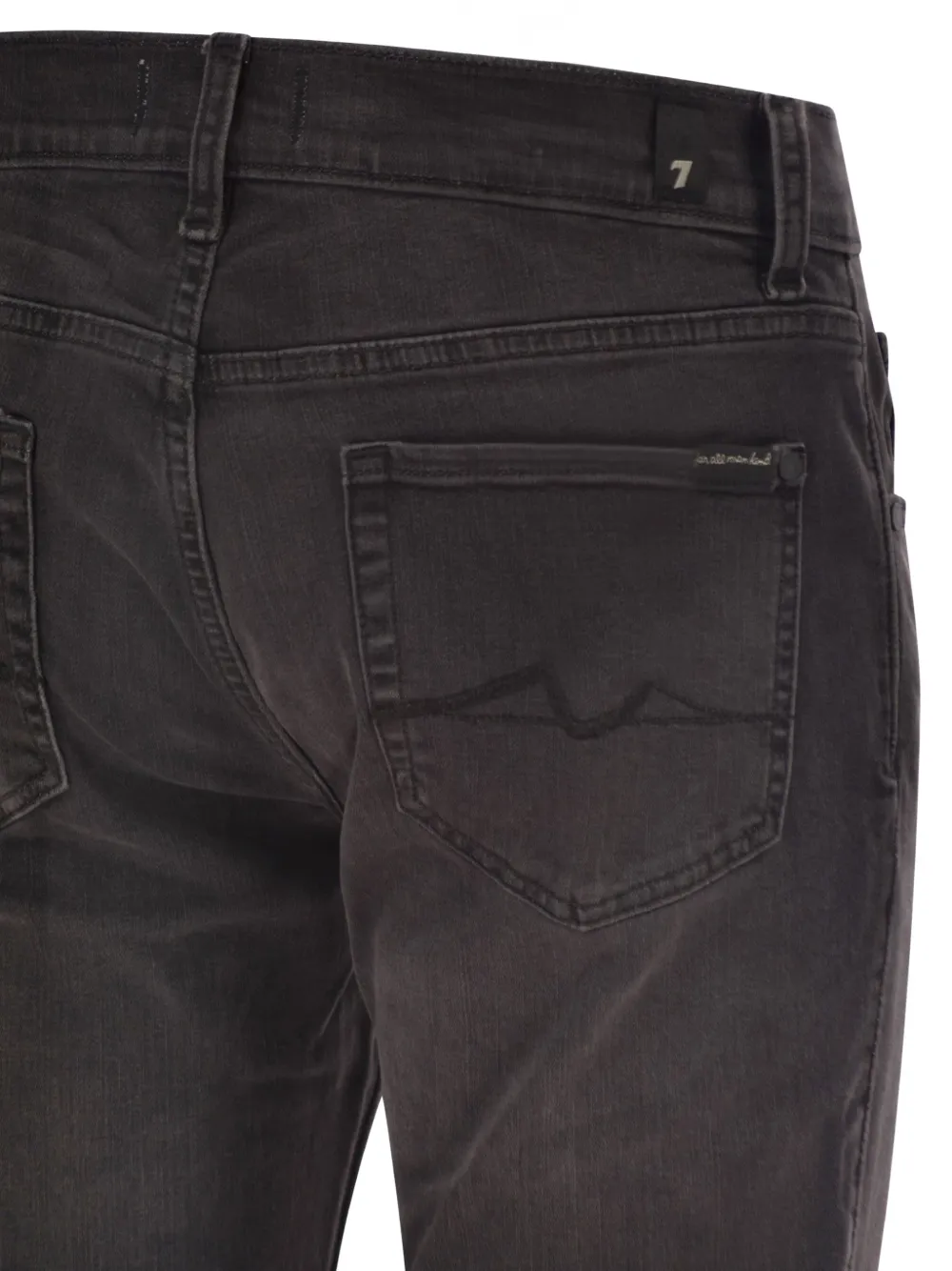 7 For All Mankind Slimmy jeans met toelopende pijpen Grijs