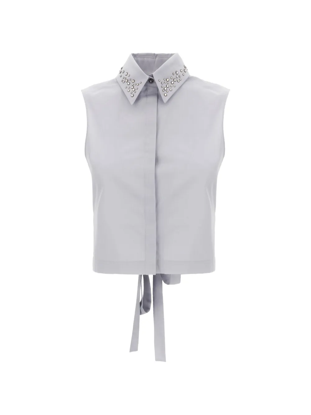 Iceberg stud-embellished sleeveless shirt - Grau