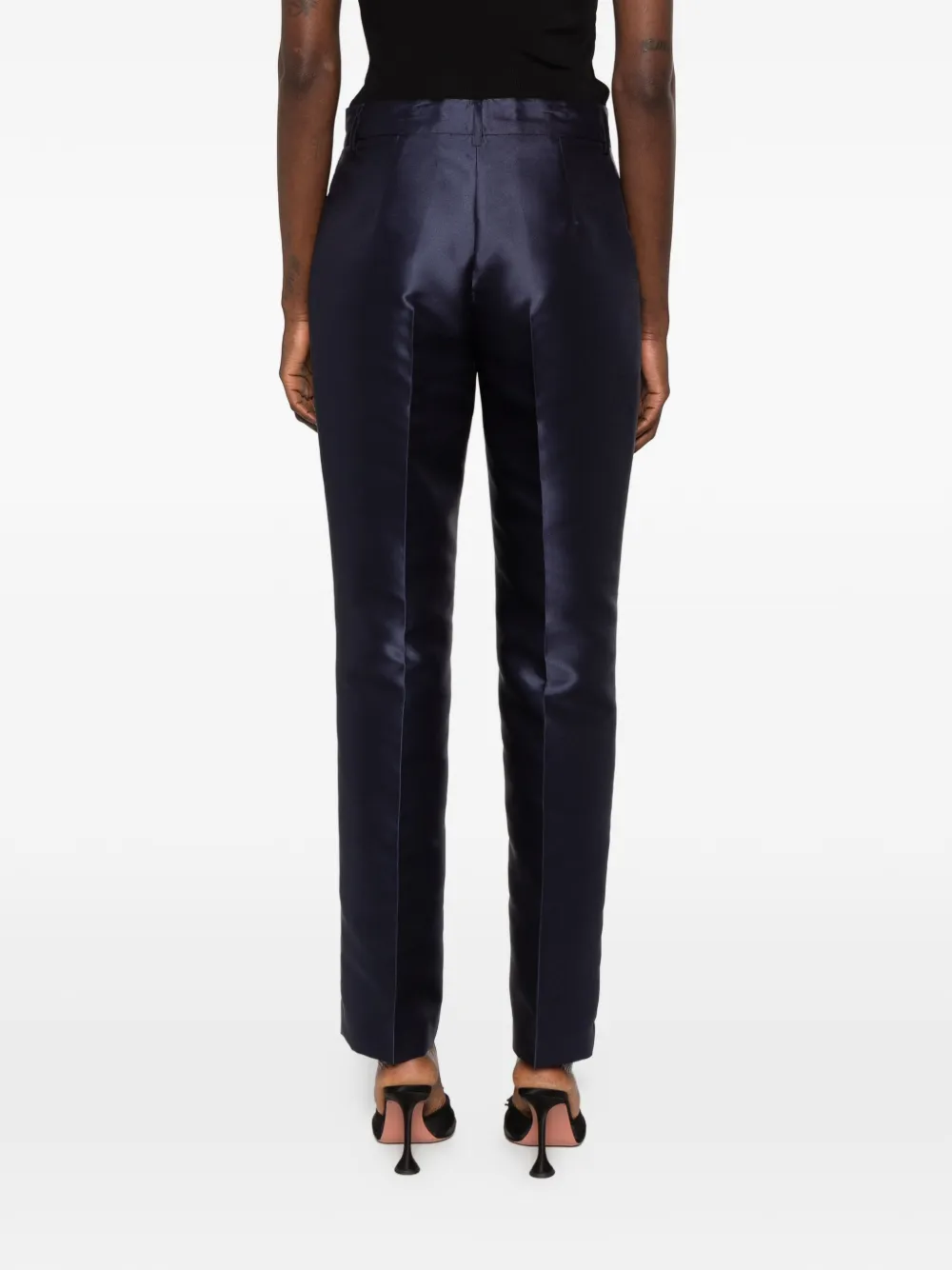 NINA 14.7 Geplooide pantalon Blauw