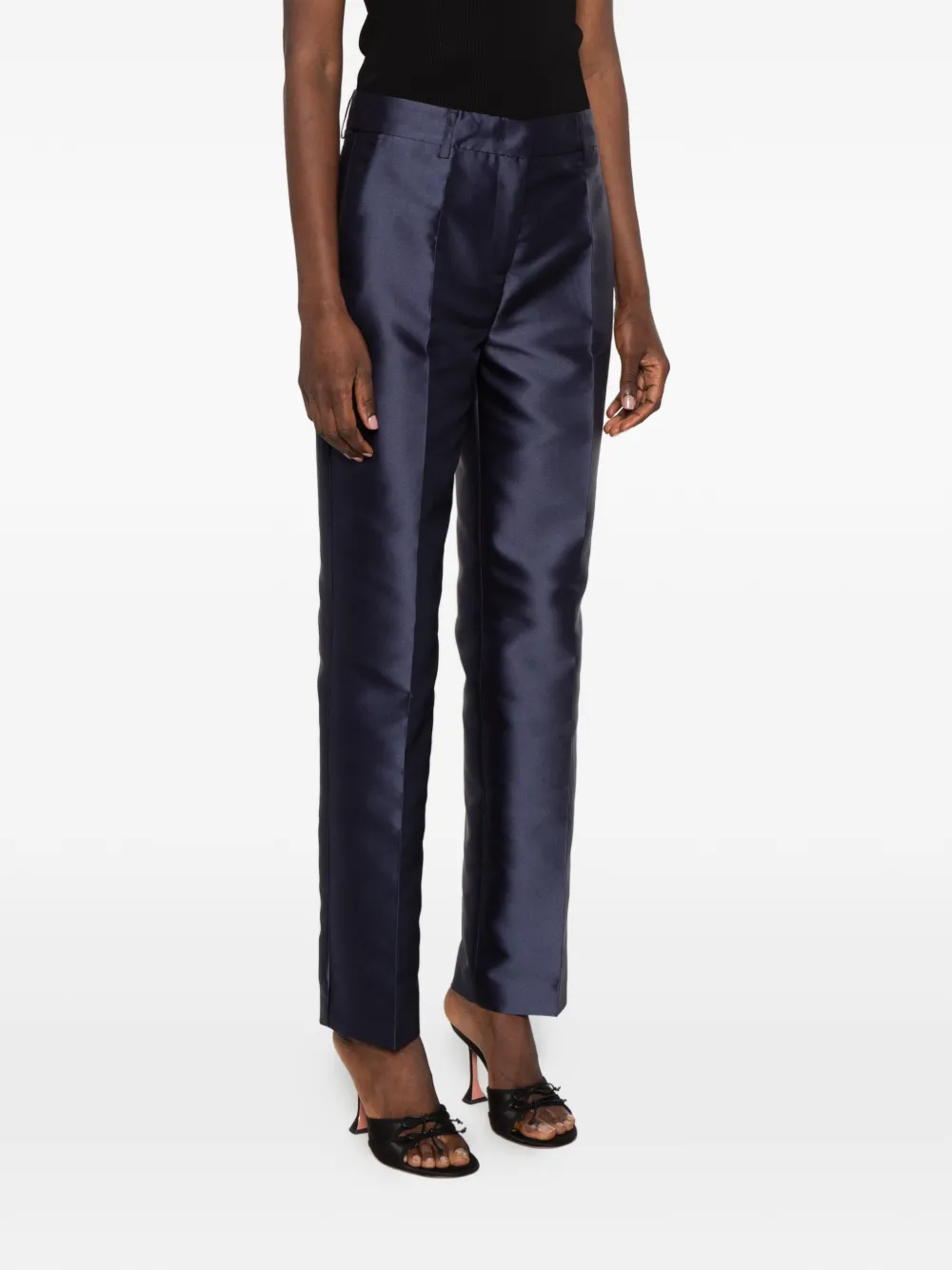 NINA 14.7 Geplooide pantalon Blauw
