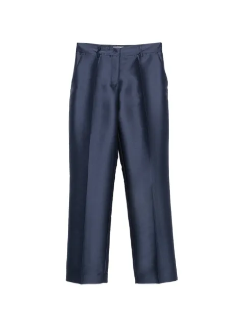 NINA 14.7 pressed-crease tailored trousers
