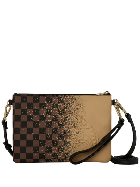 Sprayground Henny Spritz checkered clutch bag