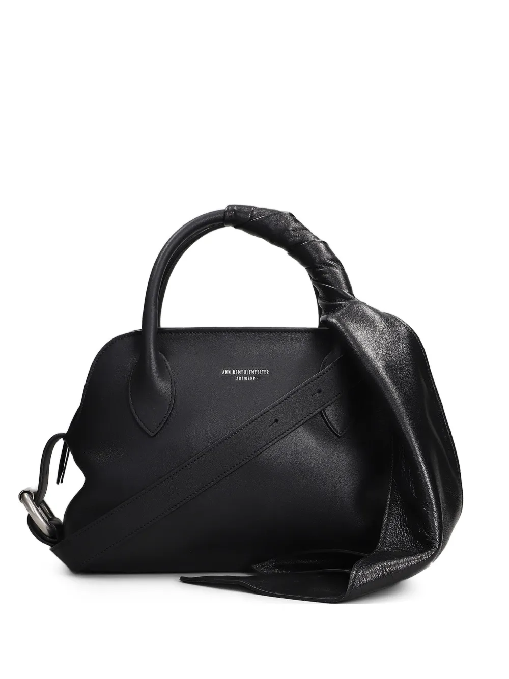 Ann Demeulemeester small knot-detail shoulder bag - Black