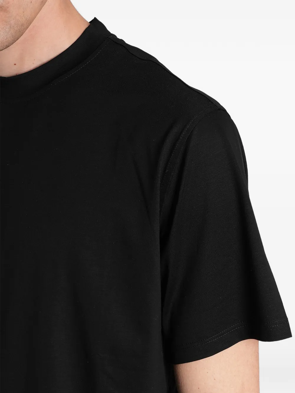 Salvatore Santoro T-shirt met ronde hals Zwart
