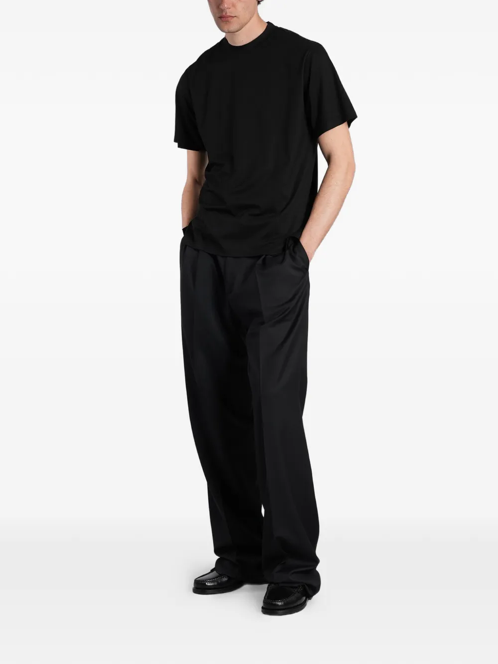Salvatore Santoro T-shirt met ronde hals Zwart
