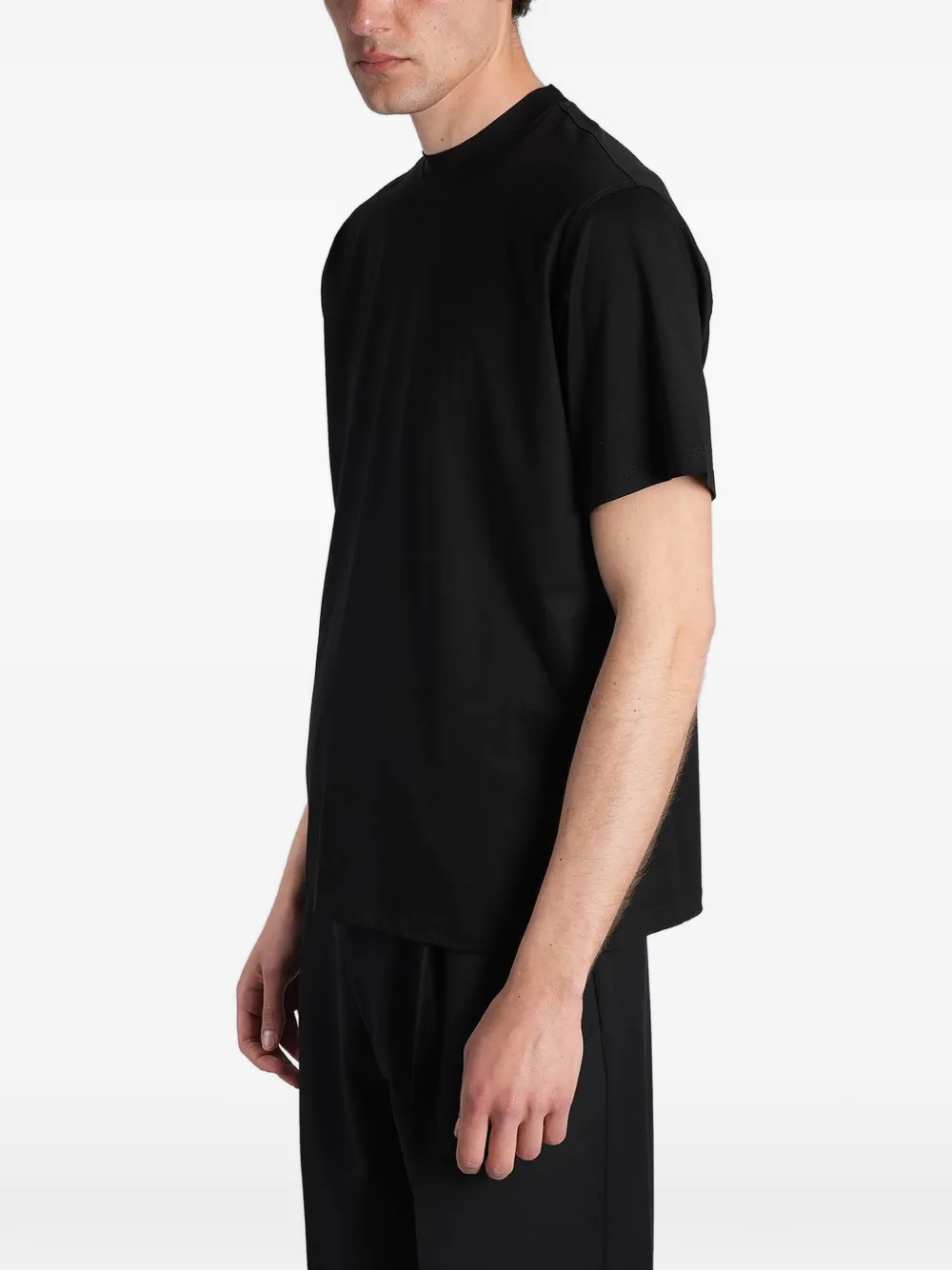 Salvatore Santoro T-shirt met ronde hals Zwart