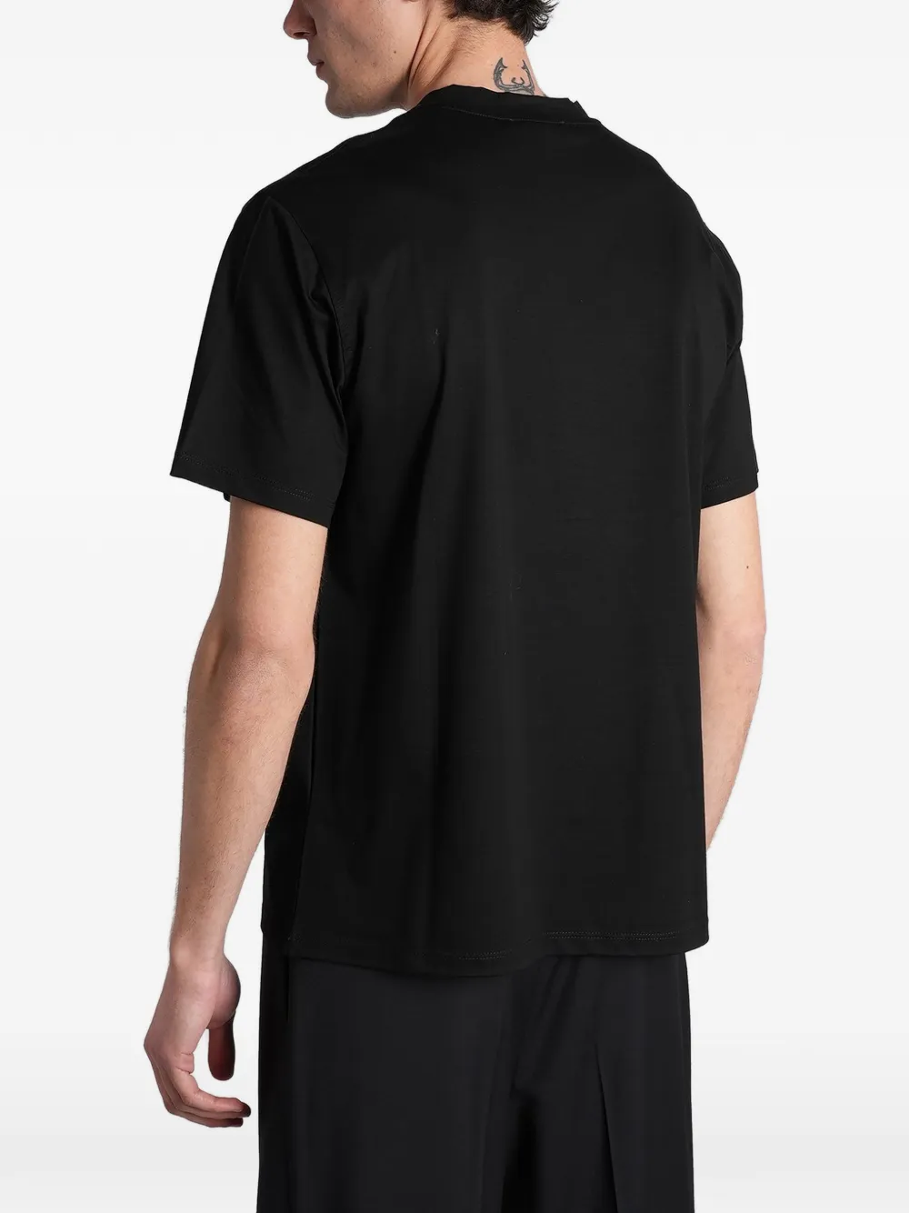Salvatore Santoro T-shirt met ronde hals Zwart