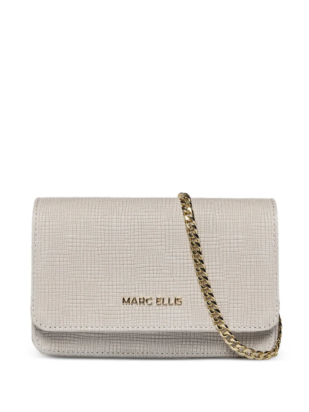 Marc Ellis Everly Rf Clutch mit Eidechsen-Effekt - Nude