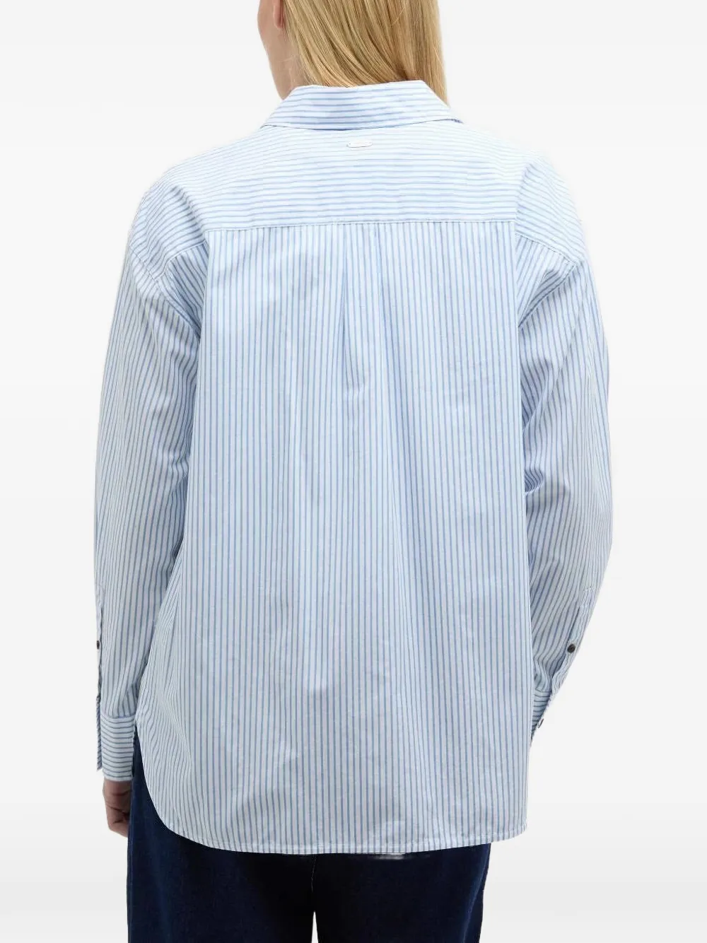 Barbour Polly gestreept blouse Blauw