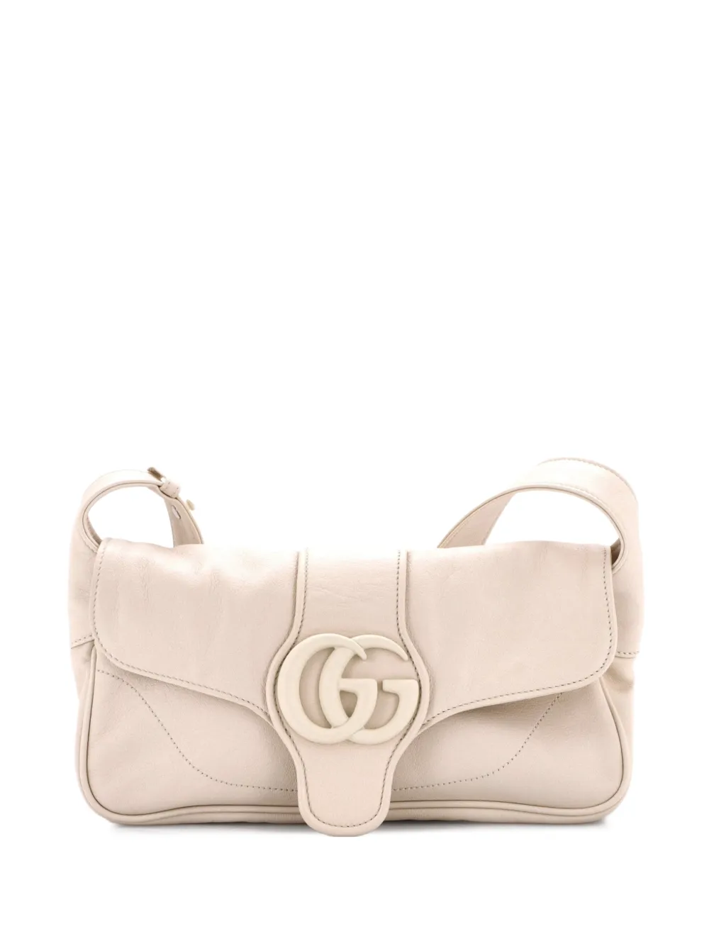 Gucci Pre-Owned Monochrome Aphrodite Leather Small shoulder bag - Bianco