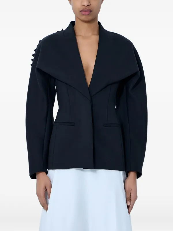 Jacquemus The Châle Jacket in Black