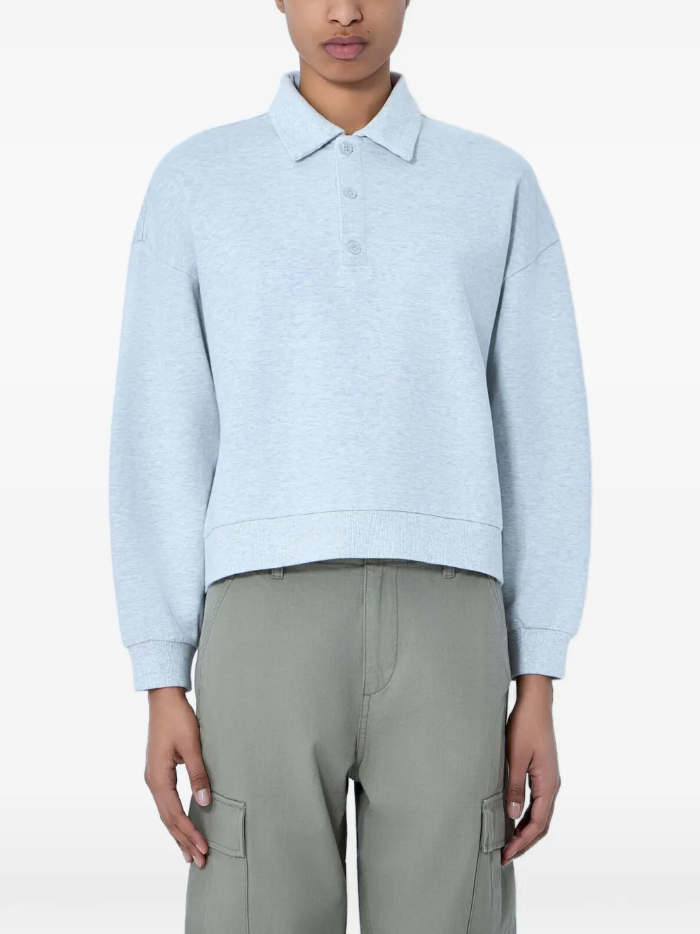 Carhartt WIP polo-collar sweatshirt - Grigio