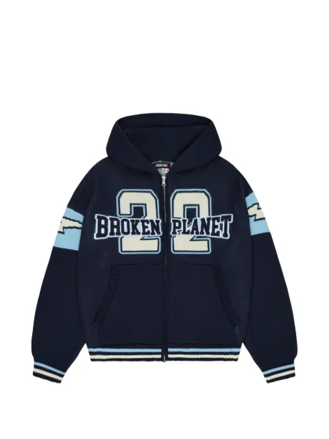 BROKEN PLANET 바시티 후드 집업
