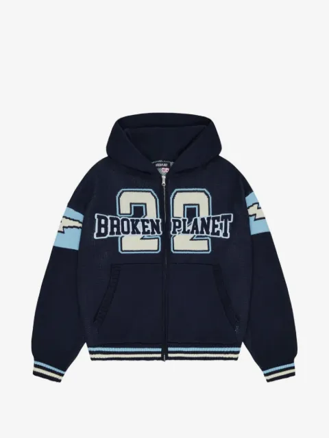 BROKEN PLANET худи varsity на молнии