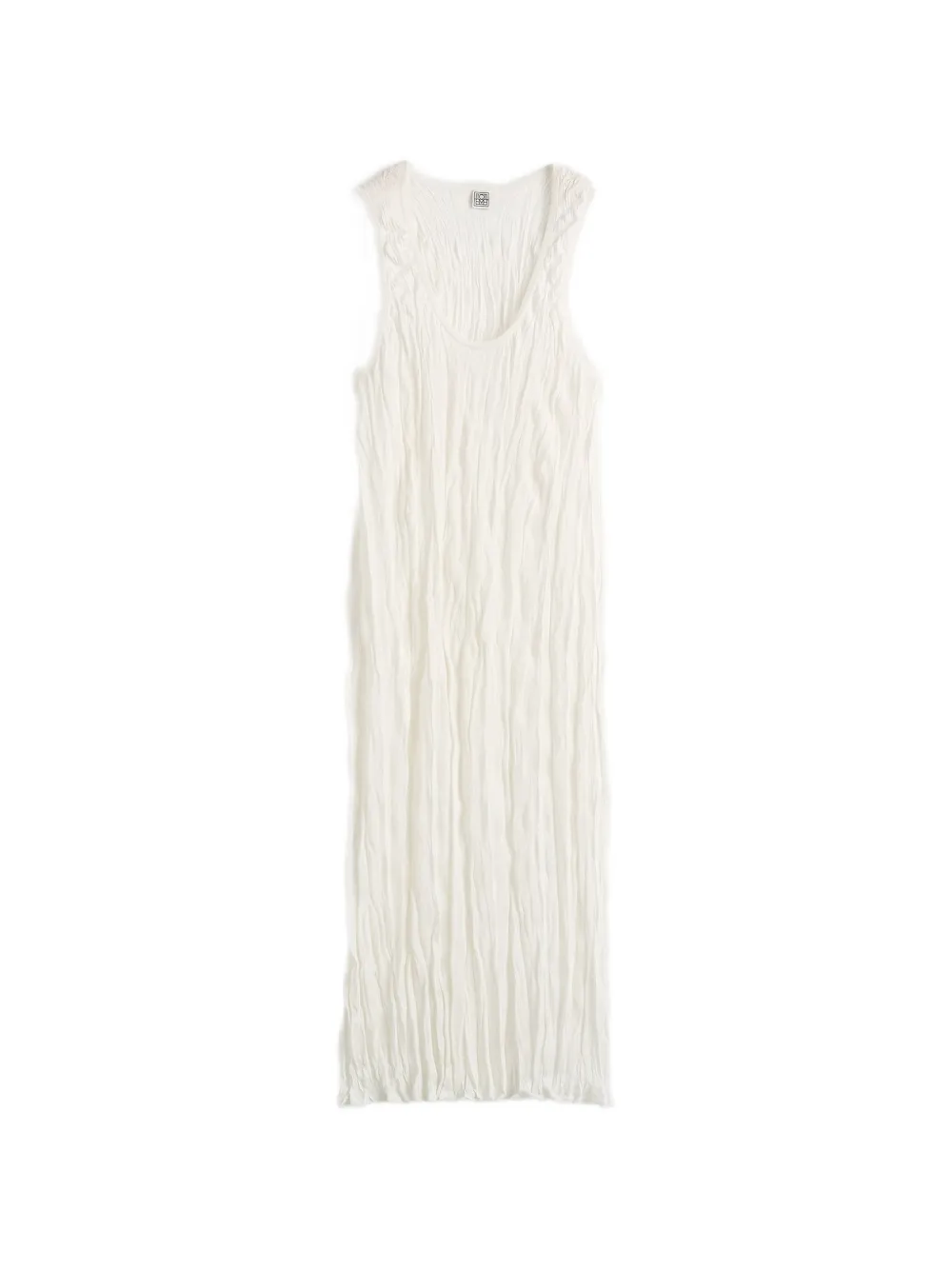 TOTEME crinkled tank dress - Weiß