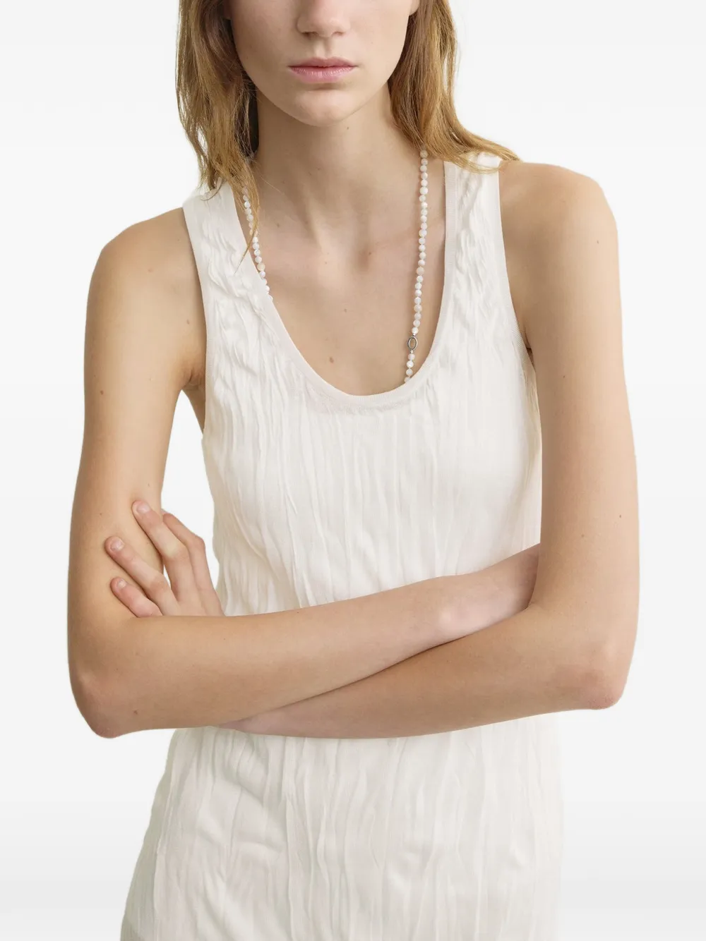 TOTEME Jurk met gekreukt effect Wit