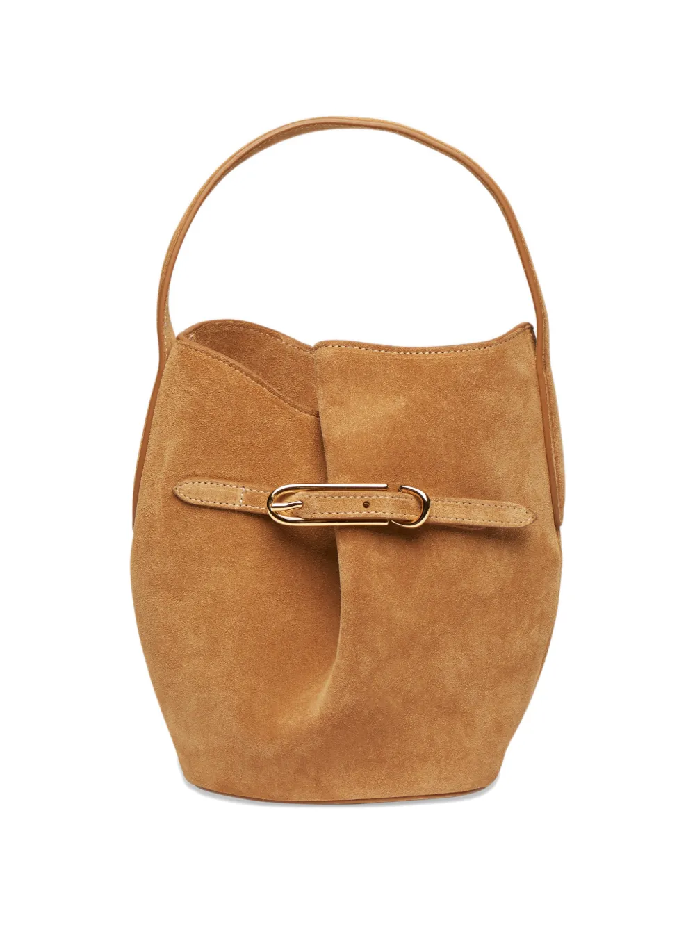Liffner Wildleder-Beuteltasche mit Gürtel - Braun
