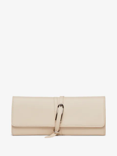 Liffner belted leather clutch bag