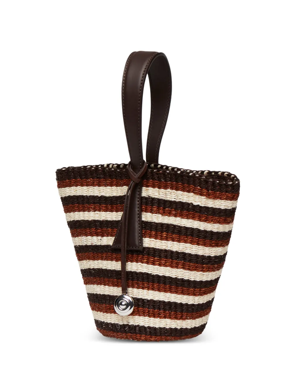 Liffner Single Handle Basket Bag In Brown