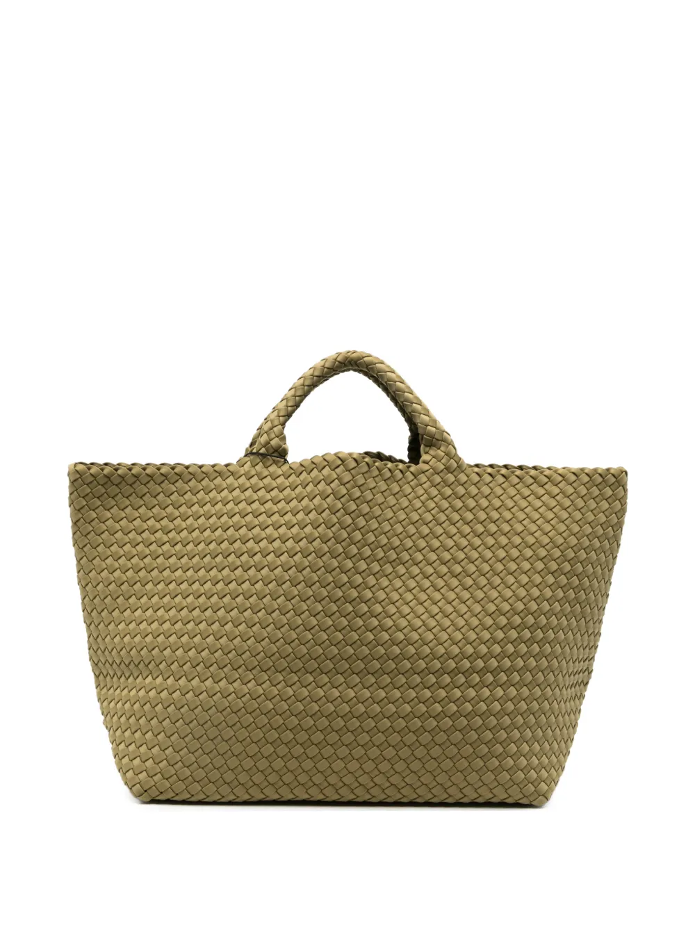 NAGHEDI large St Barths woven tote bag - Grün