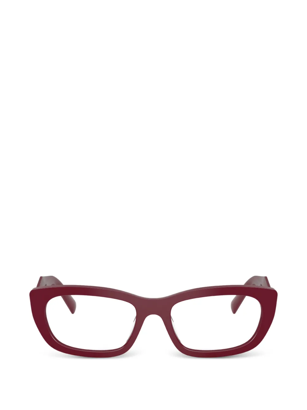 Prada Eyewear cat-eye glasses - Rosso