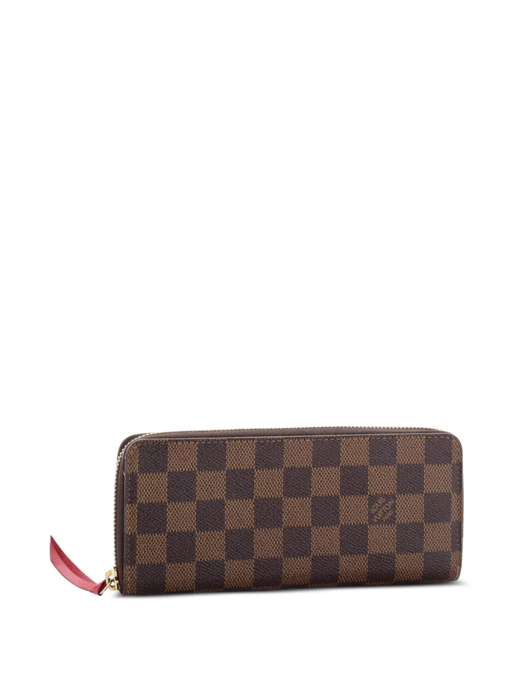 Louis Vuitton Pre-Owned Portafoglio Clémence piccolo in tela Damier - Marrone