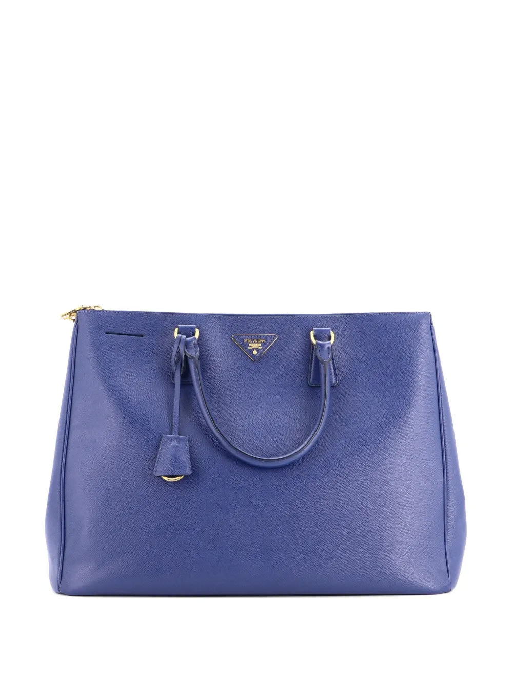 Prada Pre-Owned Borsa tote Double Zip Lux XL in pelle Saffiano - Blu