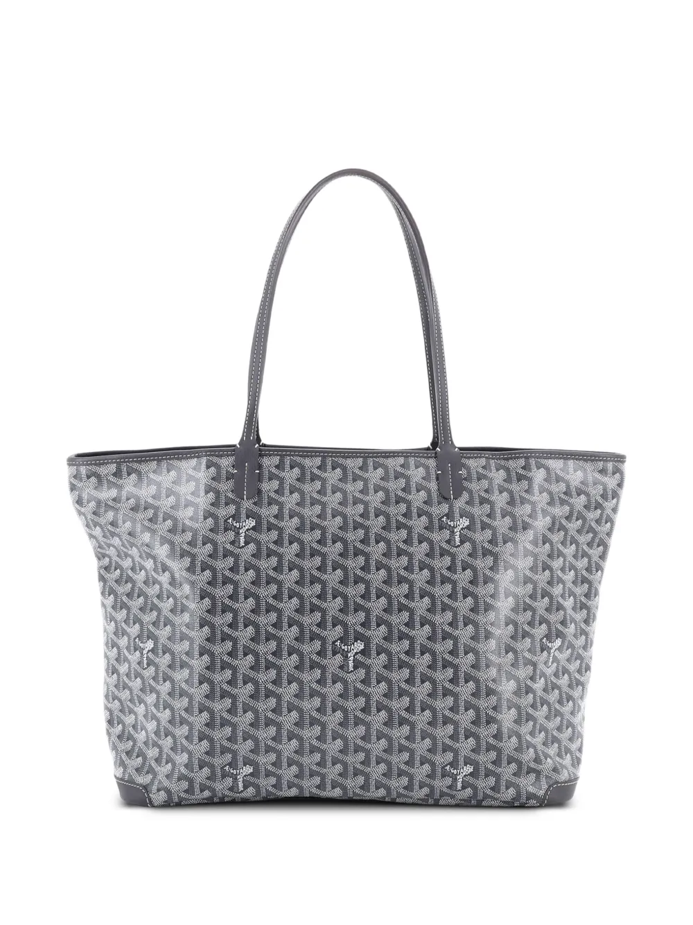 Goyard Pre-Owned Borsa a spalla Artois MM in tela cerata - Grigio