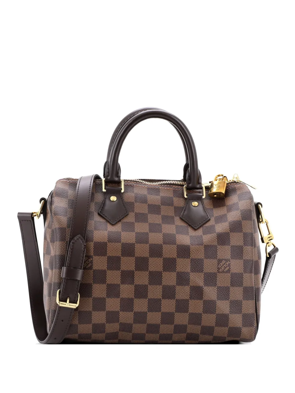 Louis Vuitton Pre-Owned Borsa a tracolla Speedy Bandouliere Bag Damier 25 - Marrone