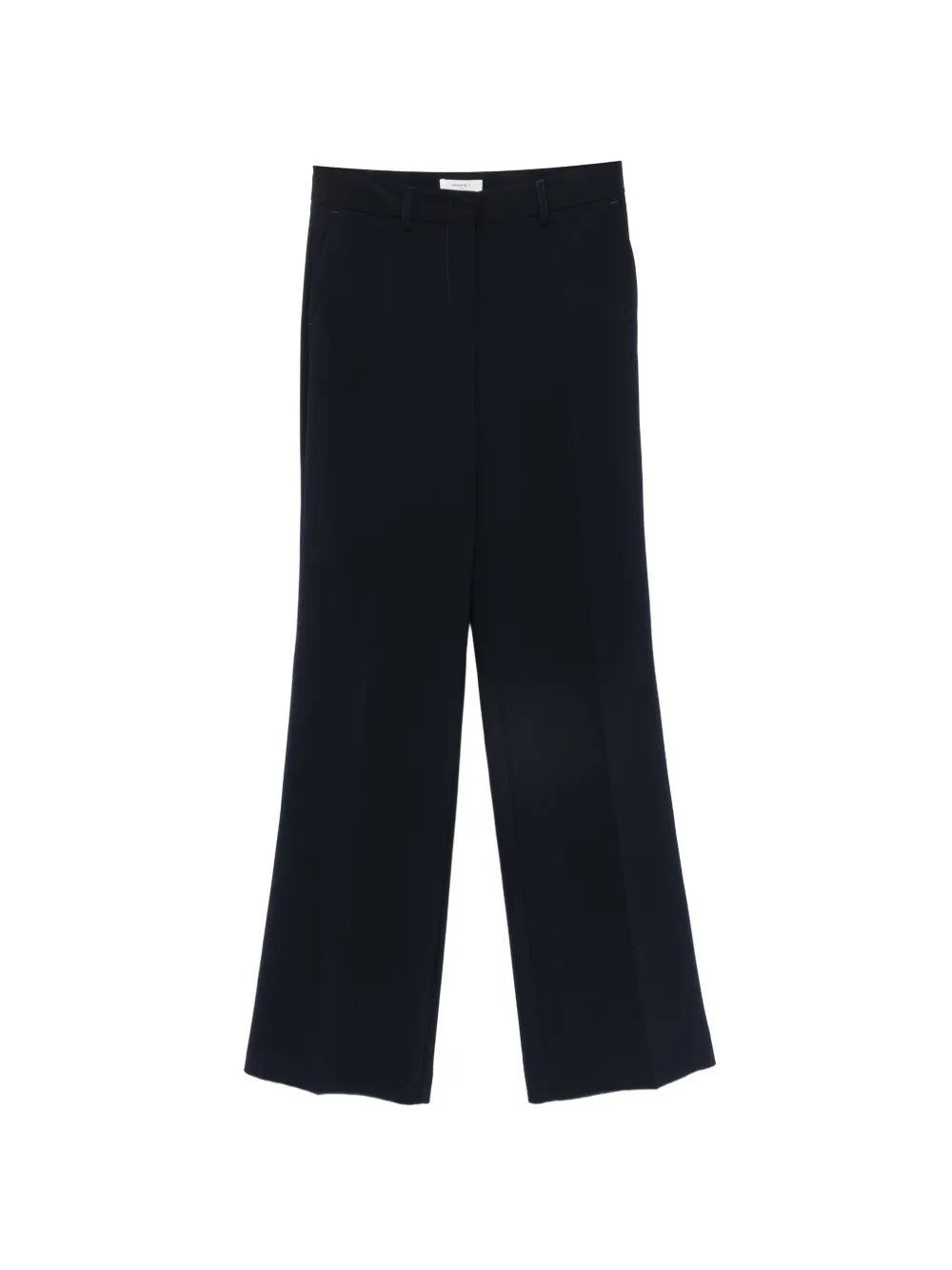NINA 14.7 pressed-crease belt-loop trousers - Blu