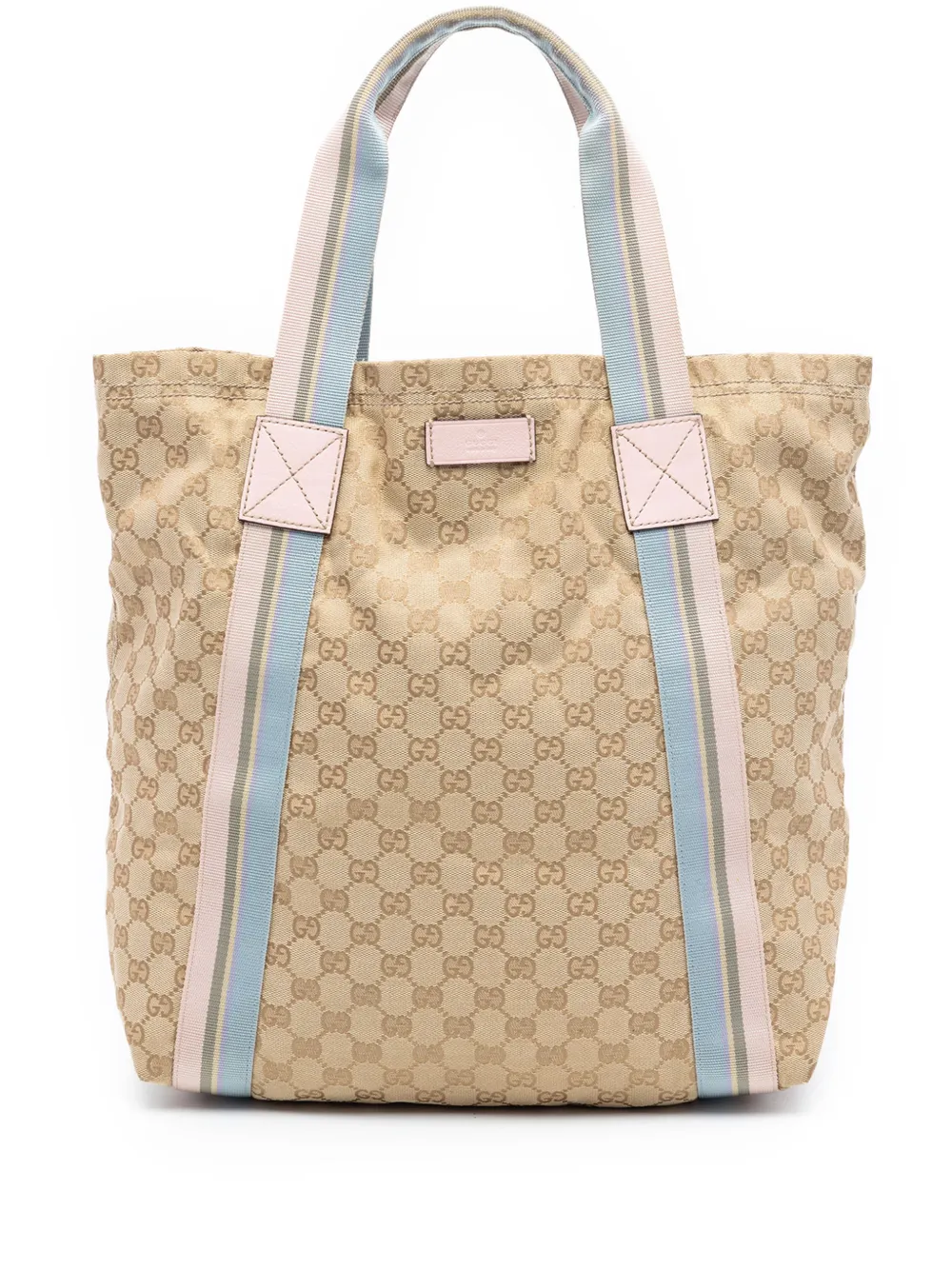 Gucci Pre-Owned 2016-2026 GG Canvas Web tote bag - Toni neutri