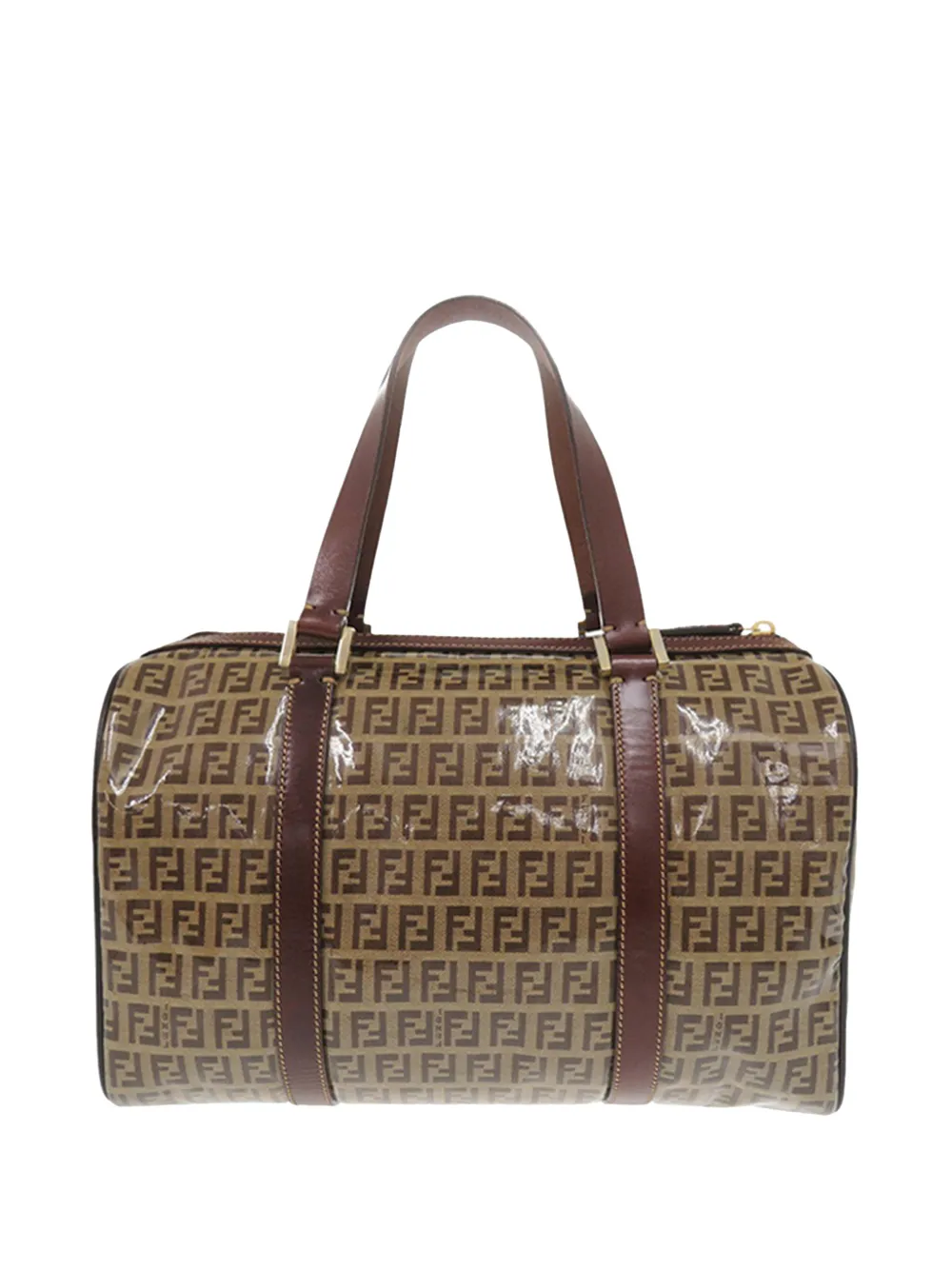 Fendi Pre-Owned 2000-2010 Zucchino Crystal Boston Bag  display picture 3