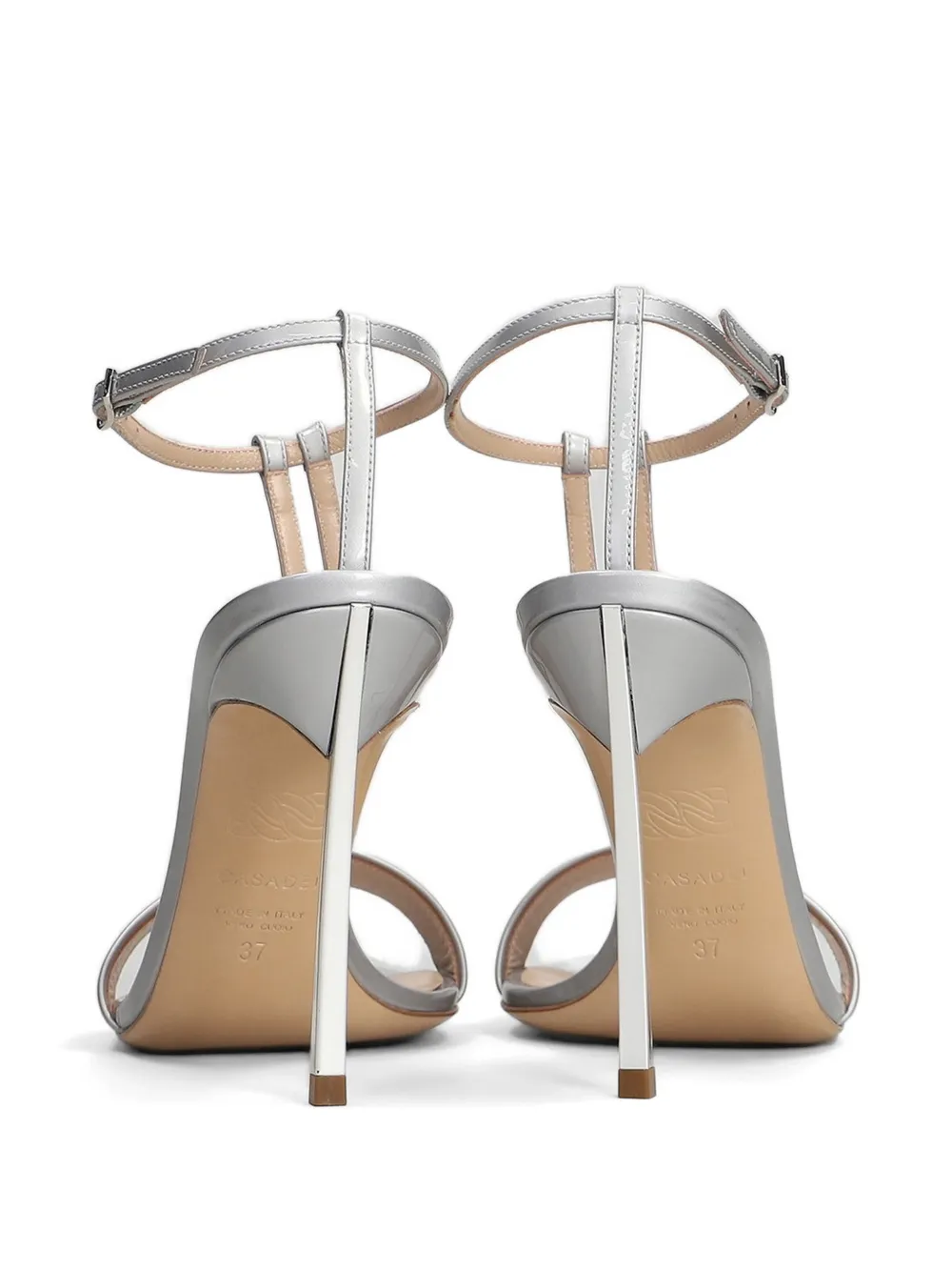 Casadei Victory T-bar sandals Zilver