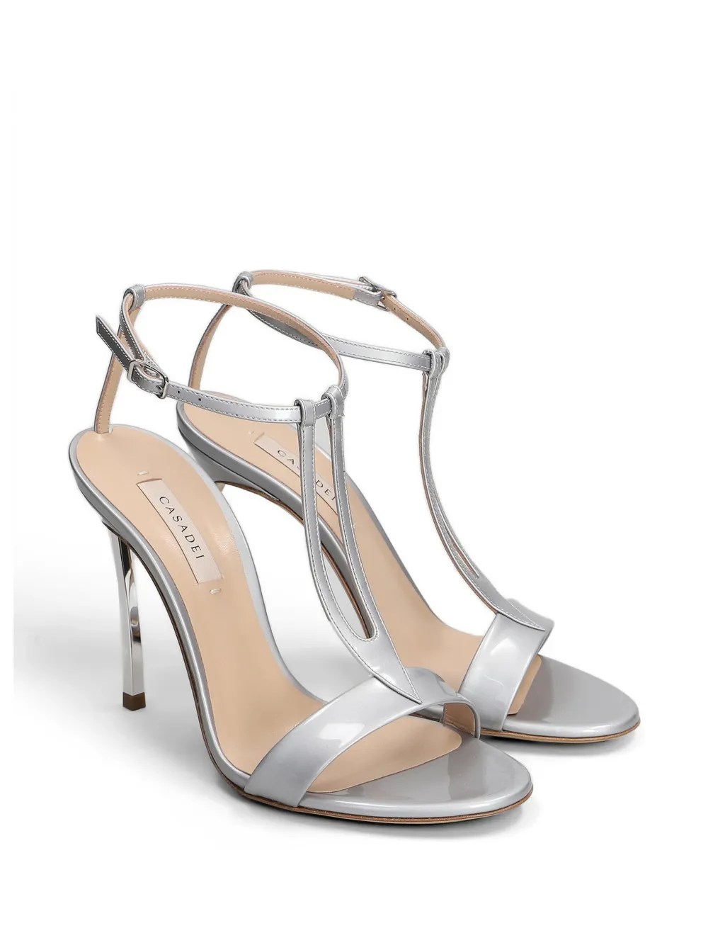 Casadei Victory T-bar sandals Zilver