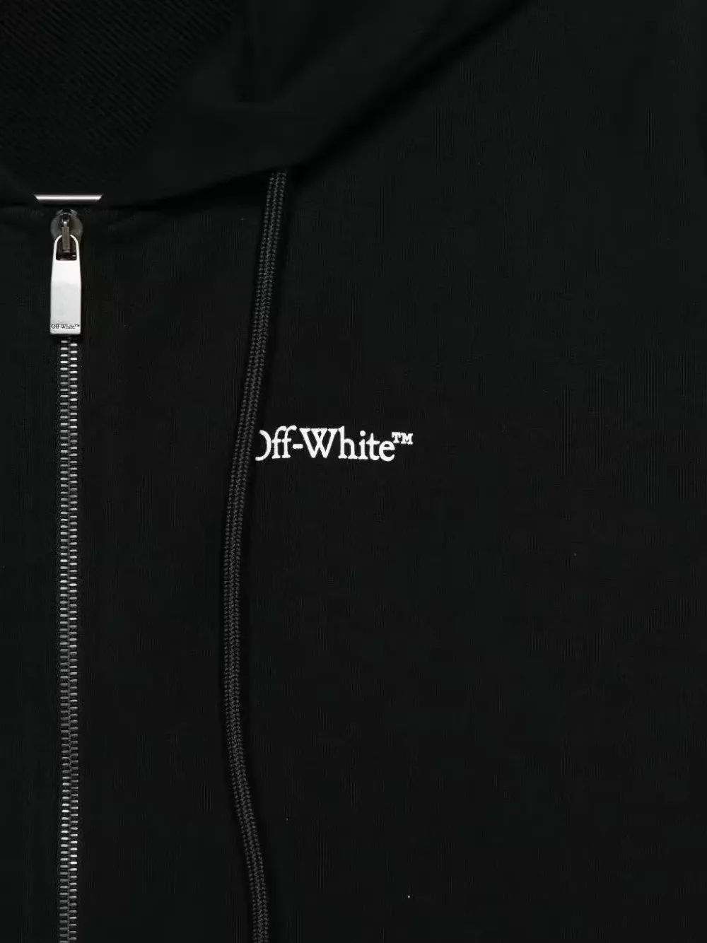  Off-white Hoodie à Motif De Demi-flèches - Noir 
