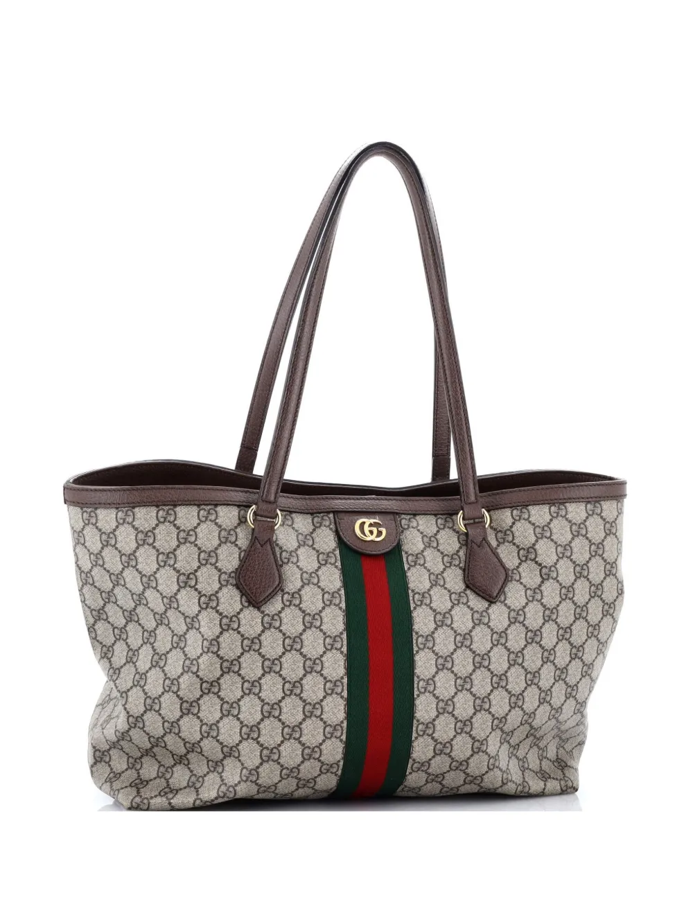 Gucci Pre-Owned Ophidia Shopping GG Coated Canvas Medium tote bag - Braun