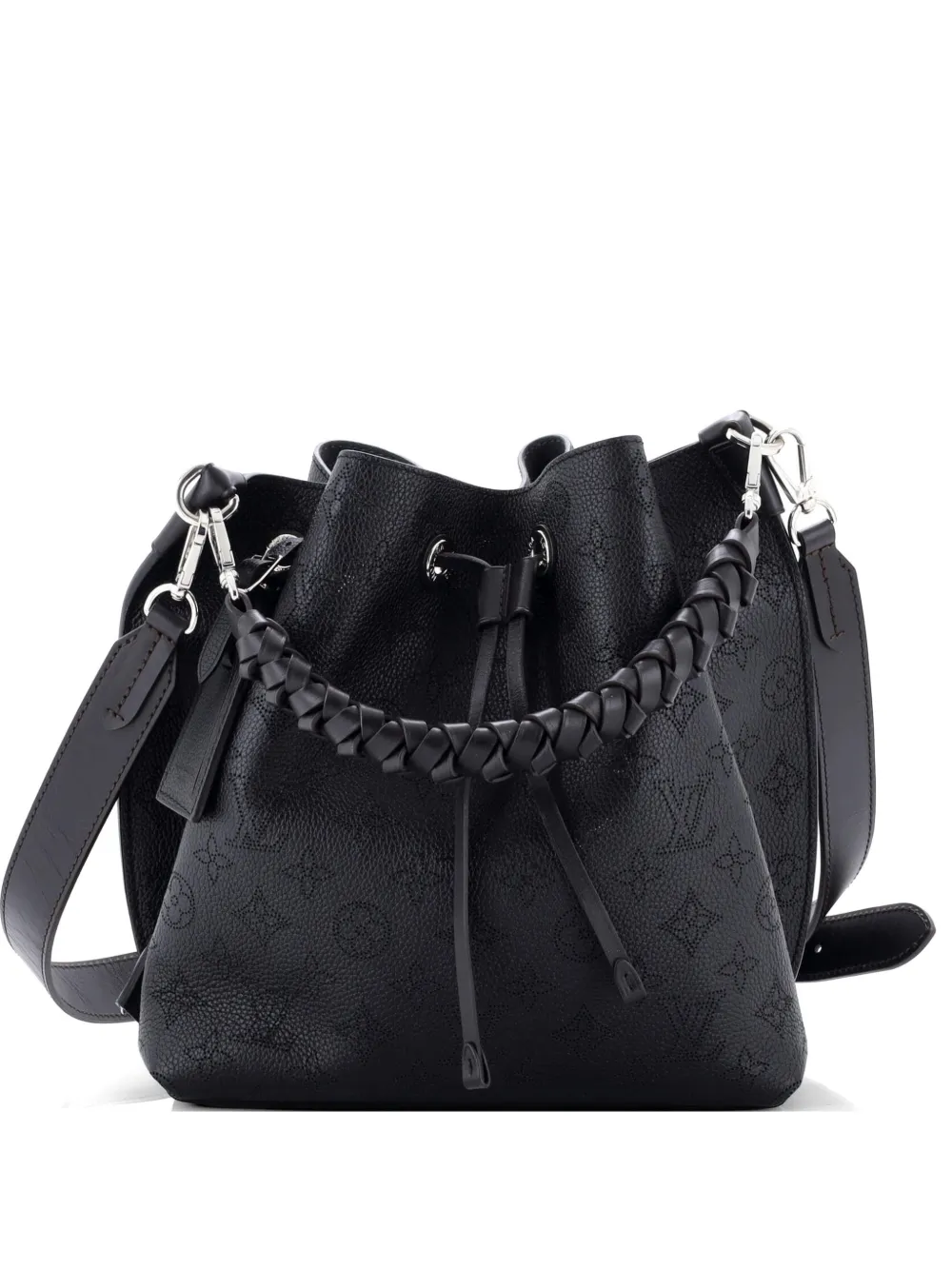 Louis Vuitton Pre-Owned Muria Mahina Leather bucket bag - Nero