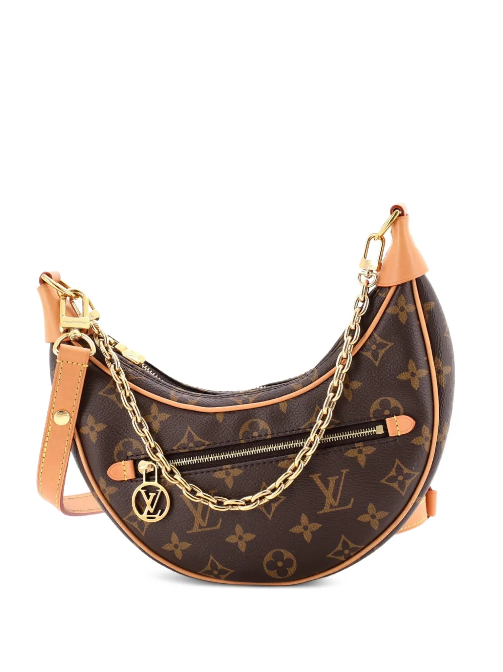 Louis Vuitton Pre-Owned Loop Handbag Monogram Canvas hobo bag - Braun