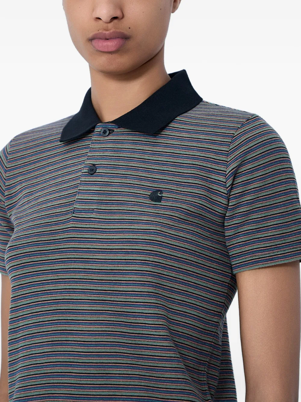 Carhartt WIP Dion poloshirt Blauw