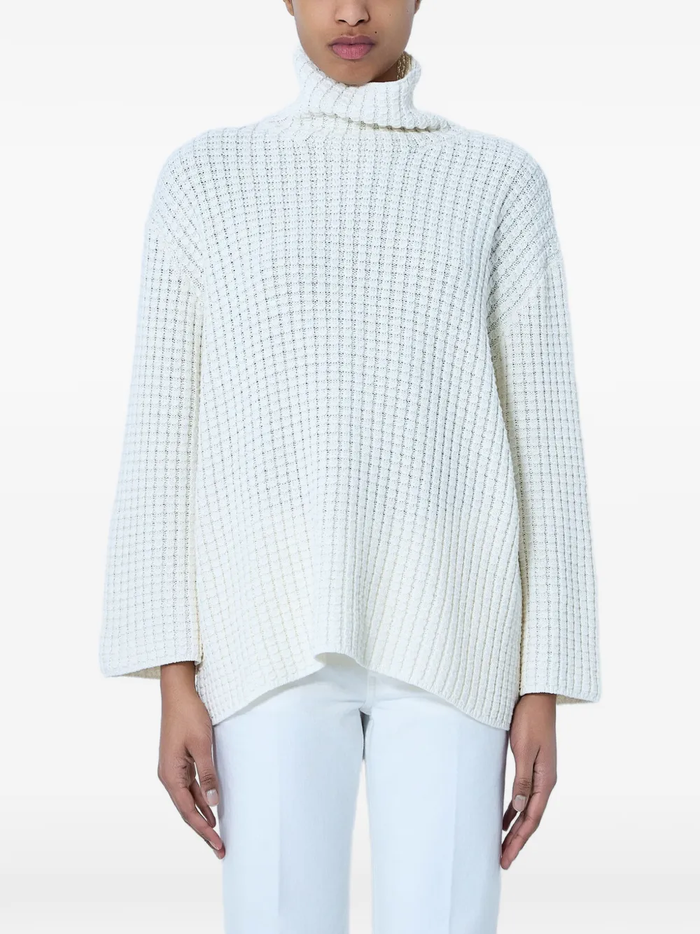 TOTEME whipstitch sweater - White